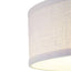 Progress Lighting Inspire Collection Brushed Nickel Integrated LED Transitional Kitchen Ceiling Light Drum Flush Mount