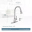 MOEN Fieldstone Single-Handle Pull-Down Sprayer Kitchen Faucet with Reflex and Power Clean in Spot Resist Stainless