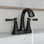 American Standard Rumson 4 in. Centerset 2-Handle Bathroom Faucet in Matte Black