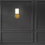 Home Decorators Collection Ayelen 1-Light Matte Brass Indoor Wall Sconce, Modern Wall Light