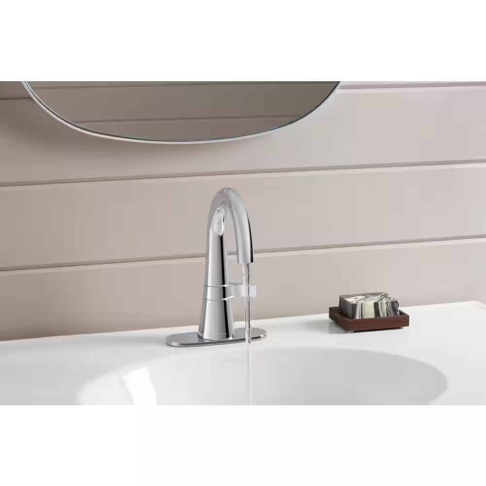 KOHLER Tocar Single Hole Single-Handle Bathroom Faucet in Polished Chrome