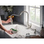 MOEN Reyes Single-Handle Pull-Down Sprayer Kitchen Faucet with Reflex and Power Clean in Spot Resist Stainless