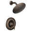 MOEN Eva Posi-Temp Rain Shower Single-Handle Shower Only Faucet Trim Kit in Oil Rubbed Bronze (Valve Not Included)