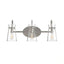 Hampton Bay Vinton Place 22 in. 3-Light Brushed Nickel Bathroom Vanity Light with Clear Glass Shades