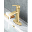 Garrick Single Hole Single Handle Bathroom Faucet in Matte Gold
