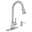 MOEN Fieldstone Single-Handle Pull-Down Sprayer Kitchen Faucet with Reflex and Power Clean in Spot Resist Stainless