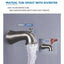 ELLO&ALLO Single-Handle 5-Spray Handheld Tub and Shower Faucet with 5 in. Shower Head Combo in Brushed Nickel (Valve Included)