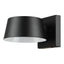 Globe Electric Maisel 1-Light Matte Black LED Integrated Outdoor/Indoor Wall Lantern Sconce