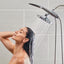 Waterpik 12-Spray Patterns with 1.8 GPM 7 in. Wall Mount High Pressure Dual Shower Head and Wand Shower Head in Chrome