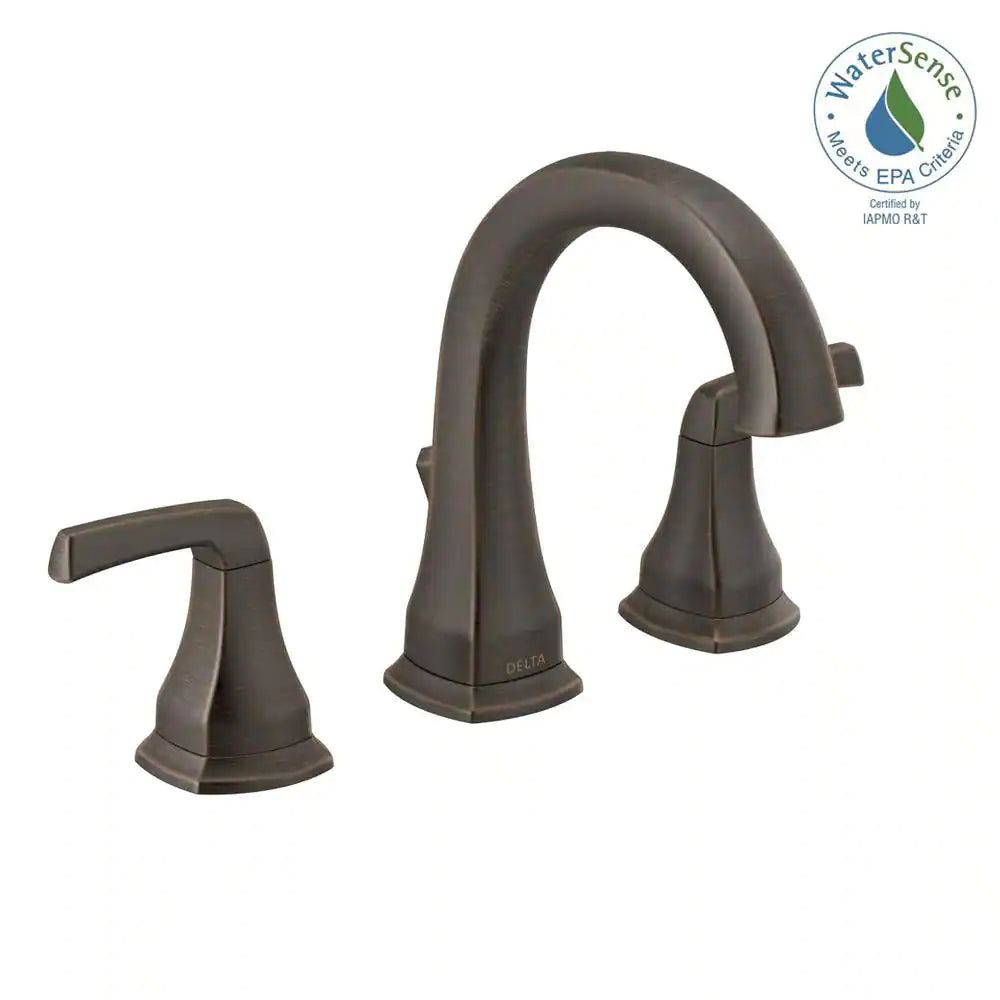 Delta Portwood 8 in. Widespread 2-Handle Bathroom Faucet in Venetian Bronze