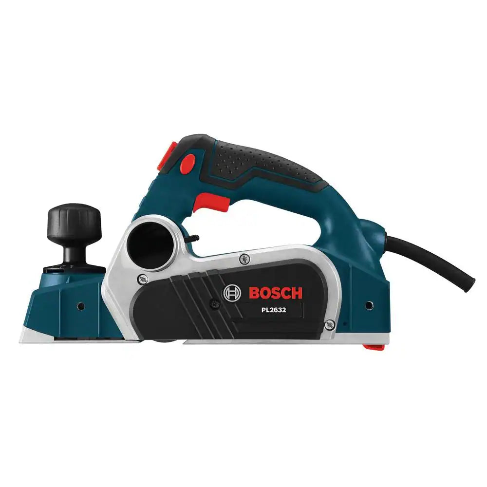 Bosch 6.5 Amp 3-1/4 in. Corded Planer Kit with 2 Reversible Woodrazor Micrograin Carbide Blades and Carrying Case