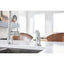 MOEN Sombra Single-Handle Standard Kitchen Faucet with Side Sprayer in Chrome