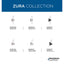 Progress Lighting Zura Collection 2-Light Matte Black Etched Opal Glass Modern Bath Vanity Light