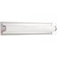 Progress Lighting Concourse LED Collection 24" Brushed Nickel Etched White Glass Modern Bath Vanity Light