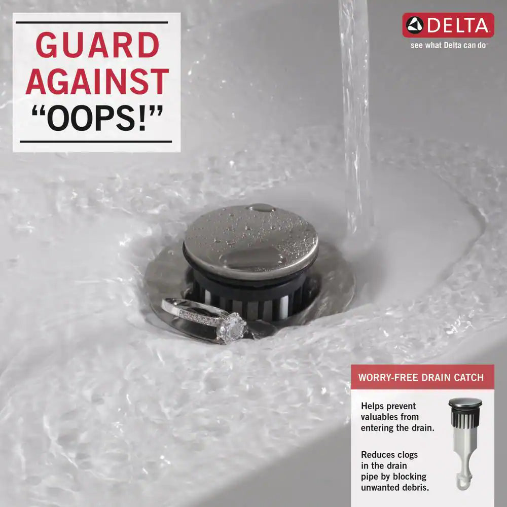 Delta Portwood Single Hole Single-Handle Bathroom Faucet in Chrome