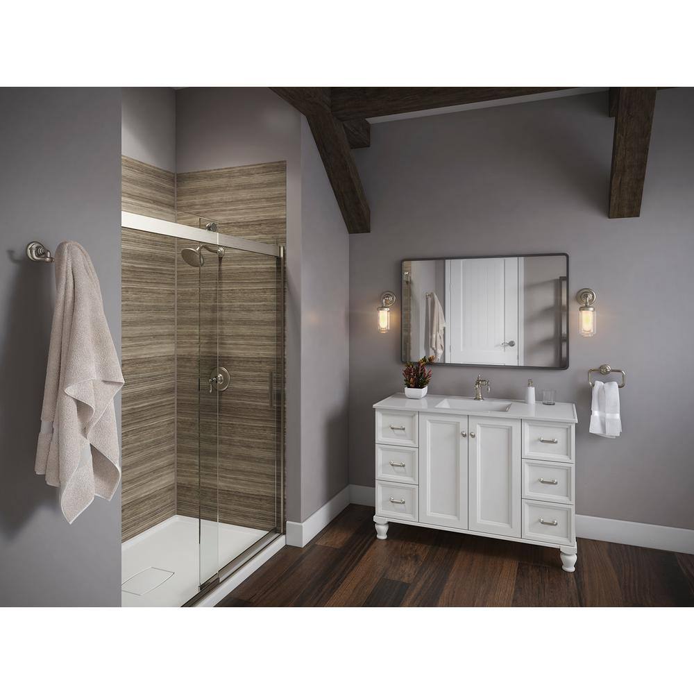 KOHLER Artifacts 2 Light Vibrant Brushed Bronze Indoor Bathroom Vanity Light Fixture, Downlight Position Only, UL Listed