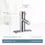 MOEN Align Single Hole Single-Handle Bathroom Faucet in Brushed Gold