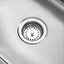 Glacier Bay EZ-Lock Kitchen Sink Strainer - Stainless steel with polished finish