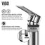 VIGO Davidson Single-Handle Single Hole Bathroom Faucet in Chrome
