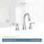 MOEN Banbury 8 in. Widespread Double Handle High-Arc Bathroom Faucet in Spot Resist Brushed Nickel