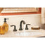 MOEN Eva 8 in. Widespread 2-Handle High-Arc Bathroom Faucet Trim Kit in Oil Rubbed Bronze (Valve Not Included)