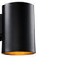 Bel Air Lighting Cali 1-Light Small Black Cylinder Outdoor Wall Light Sconce