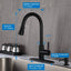 ELLO&ALLO Single-Handle Pull-Out Sprayer Kitchen Faucet in Matte Black