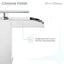 Swiss Madison Concorde Single-Handle Single-Hole Waterfall Bathroom Faucet in Polished Chrome