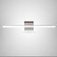 ELECWISH 4.5 in. 1-Light Steel Silver LED Vanity Light Bar 5000K