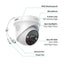 ZOSI ZG2258D ZG2258A 4K 8MP PoE Wired IP Security Camera, Only Work with Same Brand NVR