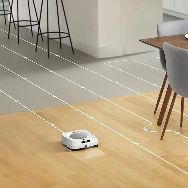 iRobot Braava jet m6 (6110) Robot Mop – Wi-Fi Connected, Precision Jet Spray, Smart Mapping, Multi-Room, Recharge and Resume