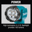 Makita 18V LXT Lithium-Ion Cordless L.E.D. Flashlight Flashlight Only