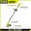 RYOBI 40V 12 in. Cordless Battery String Trimmer with 2.0 Ah Battery and Charger
