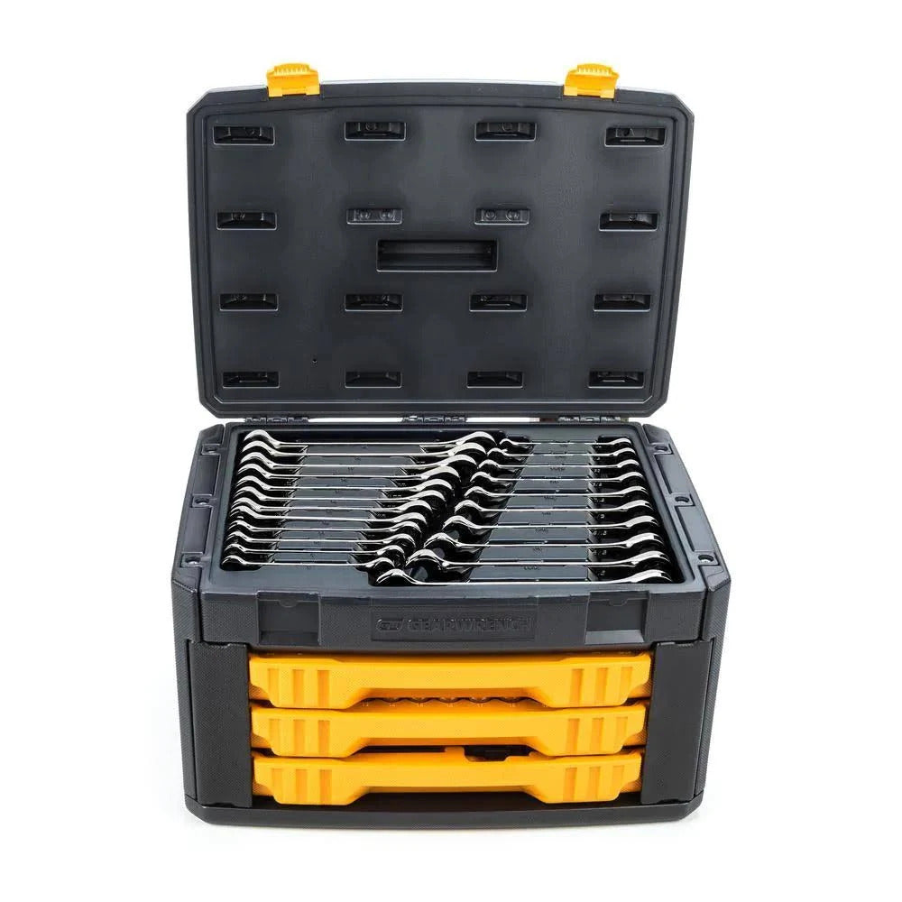  SAE/Metric Mechanics Tool Set in 3-Drawer Storage Box (232-Piece)