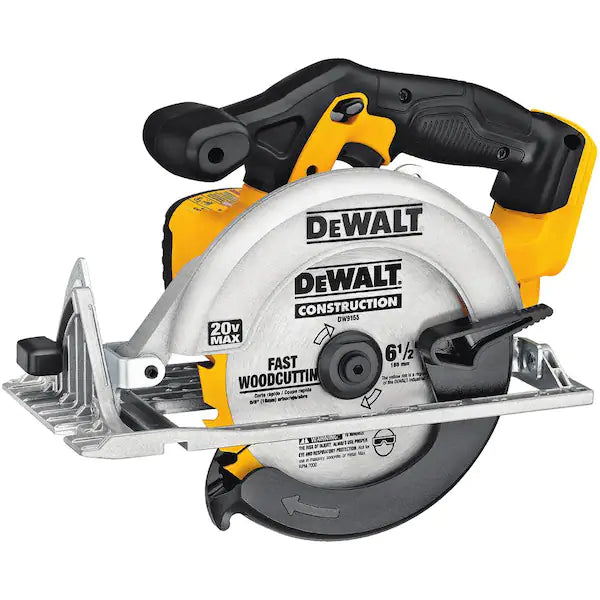 DEWALT 20V MAX Cordless 6-1/2 in. Circular Saw and (1) 20V MAX Compact Lithium-Ion 3.0Ah Battery