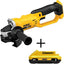 DEWALT 20V MAX Cordless 4.5 in. - 5 in. Grinder and (1) 20V MAX Compact Lithium-Ion 3.0Ah Battery