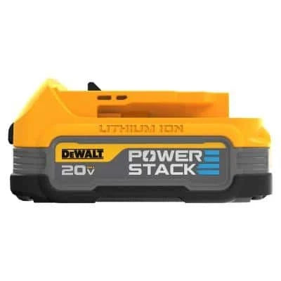 DEWALT 20V Cordless Compact Impact Driver 20V MAX POWERSTACK Battery Starter Kit