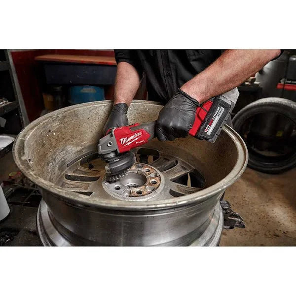 Milwaukee M18 FUEL 18V Lithium-Ion Brushless Cordless 4-1/2 in./5 in. Grinder with Variable Speed & Slide Switch (Tool-Only)