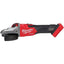 Milwaukee M18 FUEL 18V Lithium-Ion Brushless Cordless 5 in. Flathead Braking Grinder with Slide Switch Lock-On (Tool-Only)
