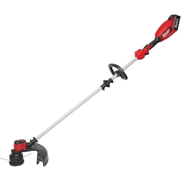 Milwaukee M18 18V Lithium-Ion Brushless Cordless String Trimmer Kit with 6.0 Ah Battery and Charger