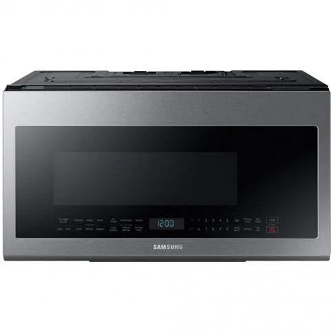 Samsung 30 in. W 2.1 cu. ft. Over the Range Microwave in Fingerprint Resistant Stainless Steel with Sensor Cooking