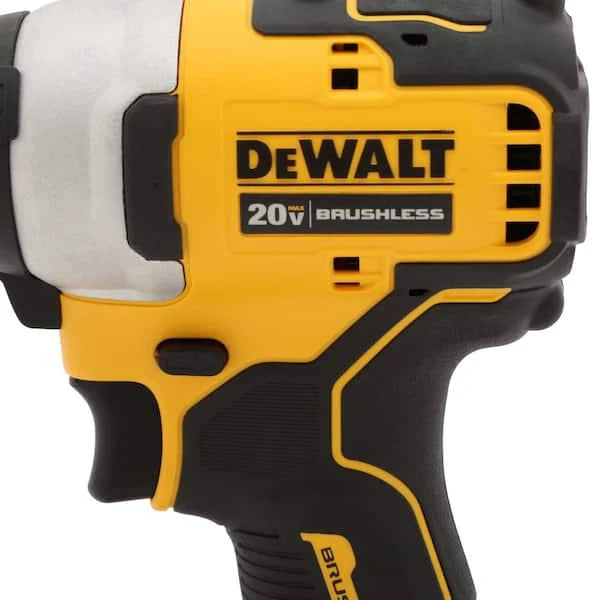 DEWALT ATOMIC 20V MAX Cordless Brushless Compact 1/4 in. Impact Driver with 20V 3.0Ah Compact Lithium-Ion Battery