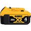 DEWALT 20V MAX Cordless 4.5 in. - 5 in. Grinder and (1) 20V MAX XR Premium Lithium-Ion 4.0Ah Battery