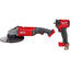 Milwaukee M18 FUEL 18-Volt Lithium-Ion Brushless Cordless 7 in./9 in. Angle Grinder with M18 FUEL Compact 3/8 in. Impact Wrench