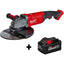 Milwaukee M18 FUEL 18V Lithium-Ion Brushless Cordless 7/9 in. Angle Grinder W/ HIGH OUTPUT XC 8.0Ah Battery