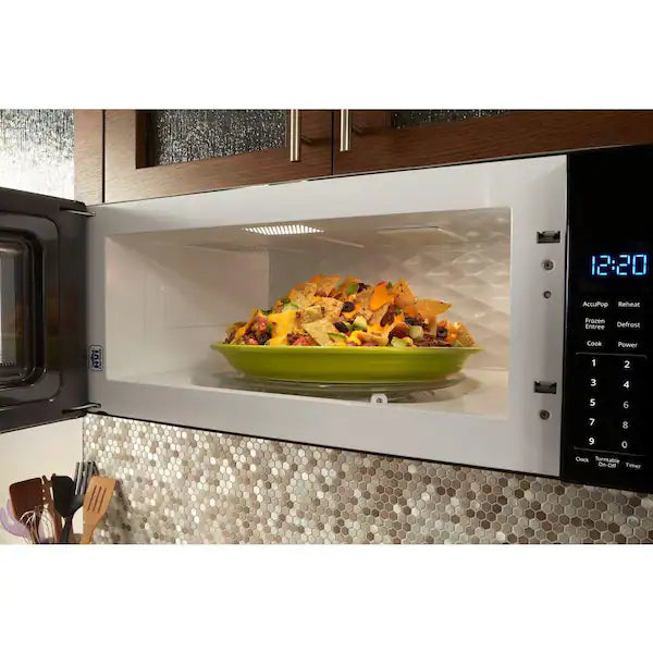 Whirlpool 1.1 cu. ft. Over the Range Low Profile Microwave Hood Combination in Stainless Steel