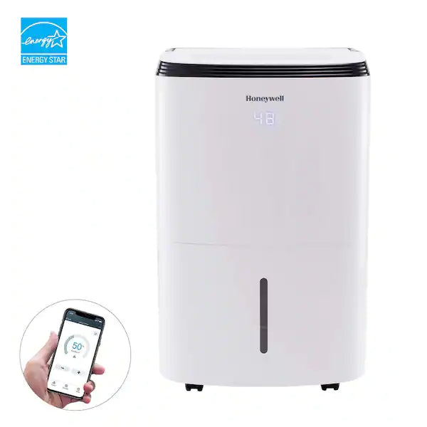 Honeywell Smart WiFi Energy Star Dehumidifier for Basements & Large Rooms Up to 4000 sq. ft. with Alexa Voice Control